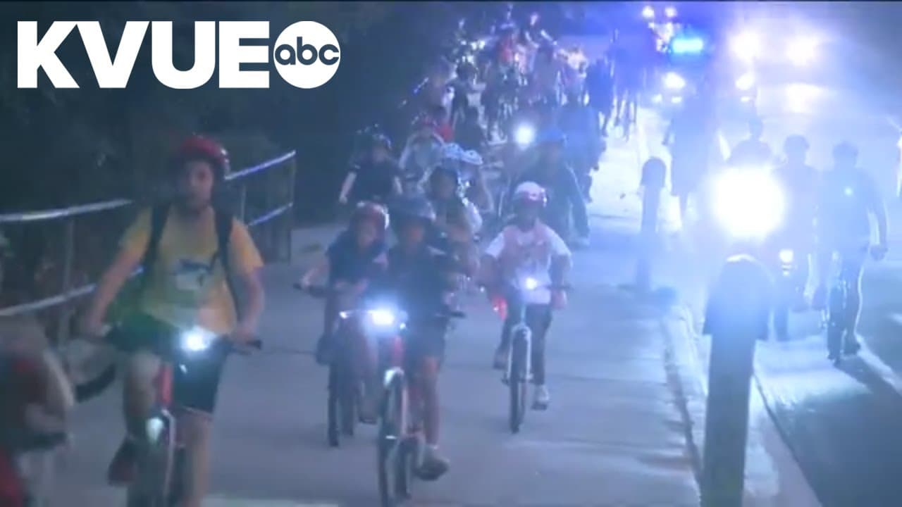 'Bike Bus' program provides new way for some Austin students to travel to school