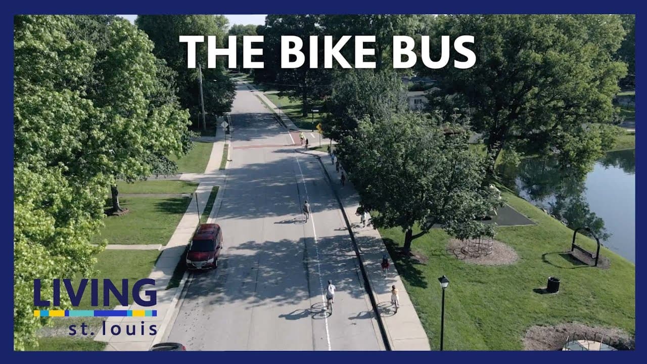The Edwardsville Bike Bus | Living St. Louis